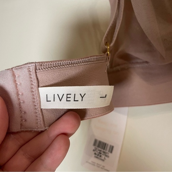 Lively Long-Lined Lace Bralette Orchid Size Large NWT - Picture 7 of 9